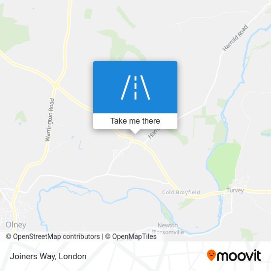 Joiners Way map