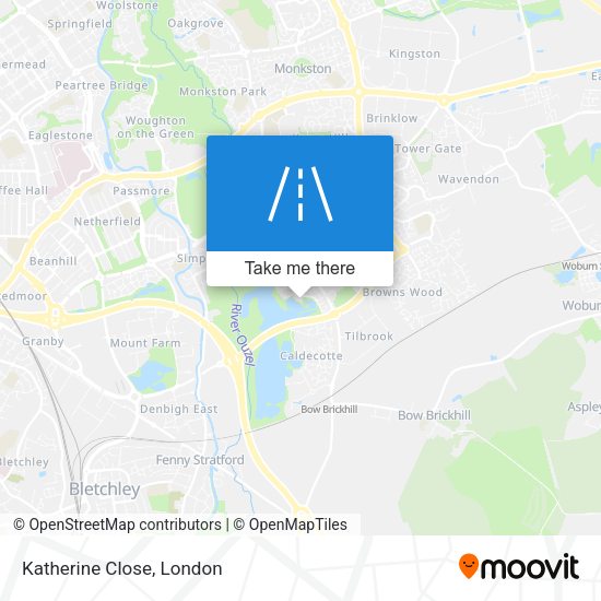 Katherine Close map