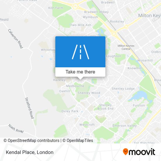 Kendal Place map