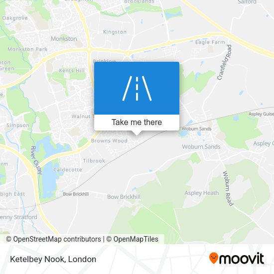 Ketelbey Nook map
