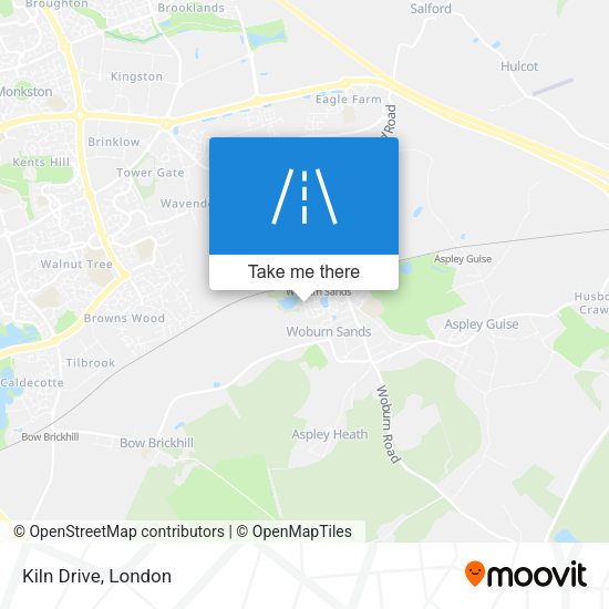 Kiln Drive map