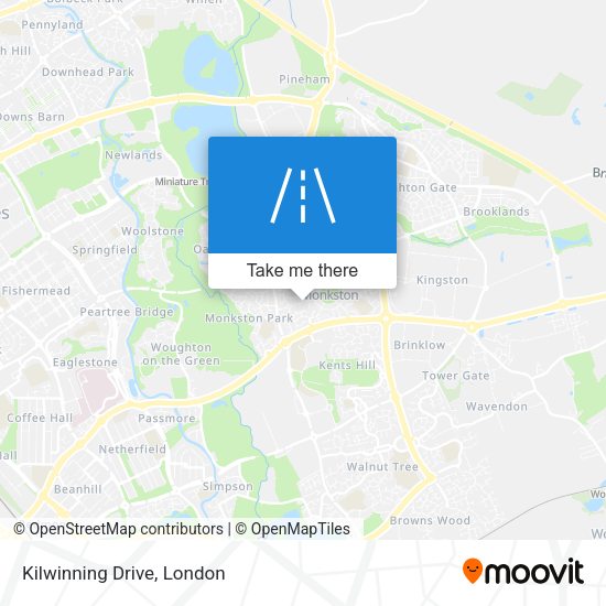 Kilwinning Drive map