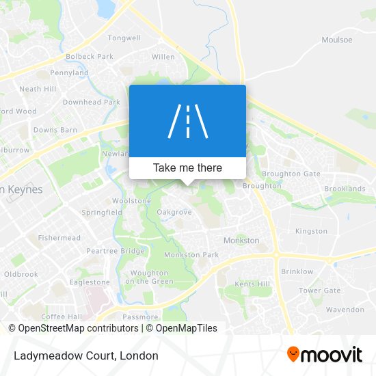 Ladymeadow Court map