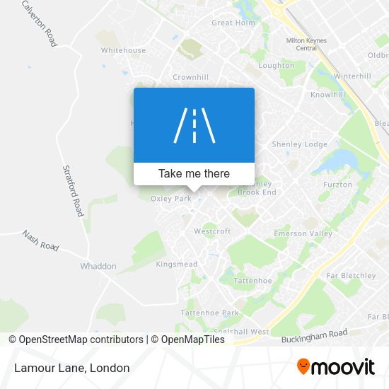 Lamour Lane map