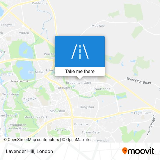 Lavender Hill map