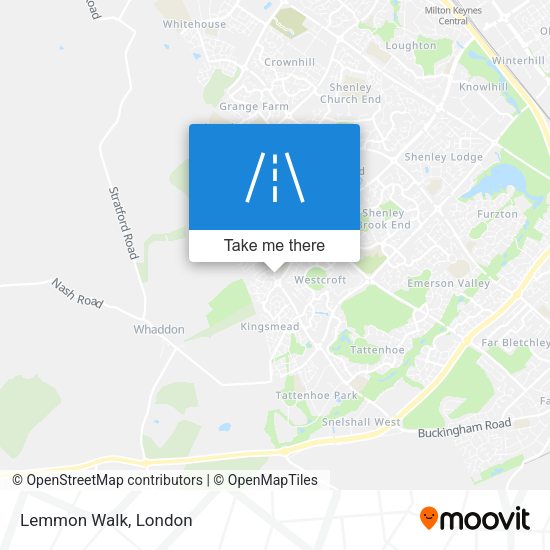 Lemmon Walk map