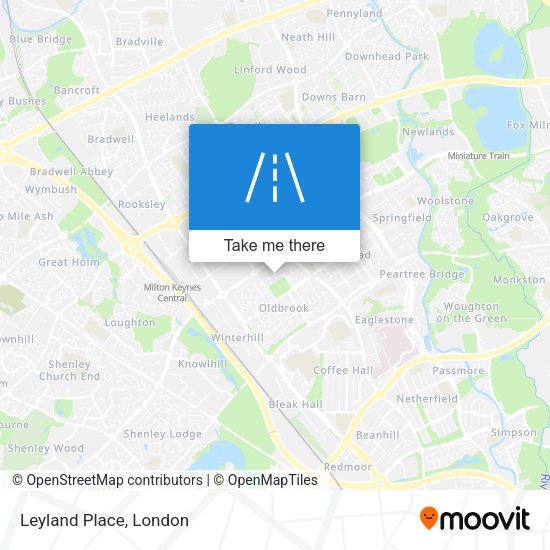 Leyland Place map