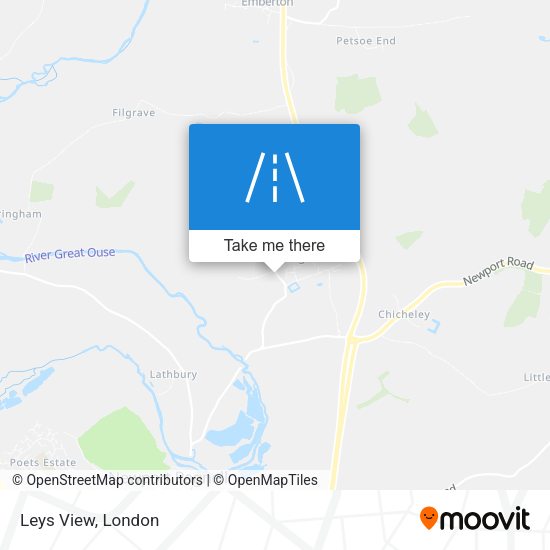 Leys View map