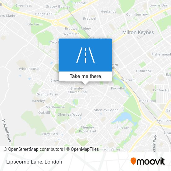 Lipscomb Lane map