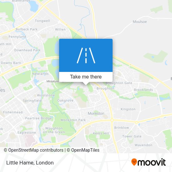 Little Hame map