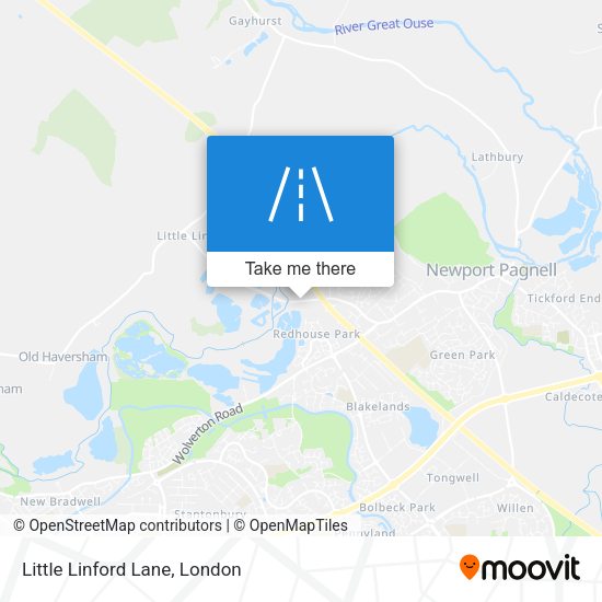 Little Linford Lane map