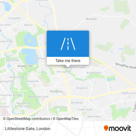 Littlestone Gate map