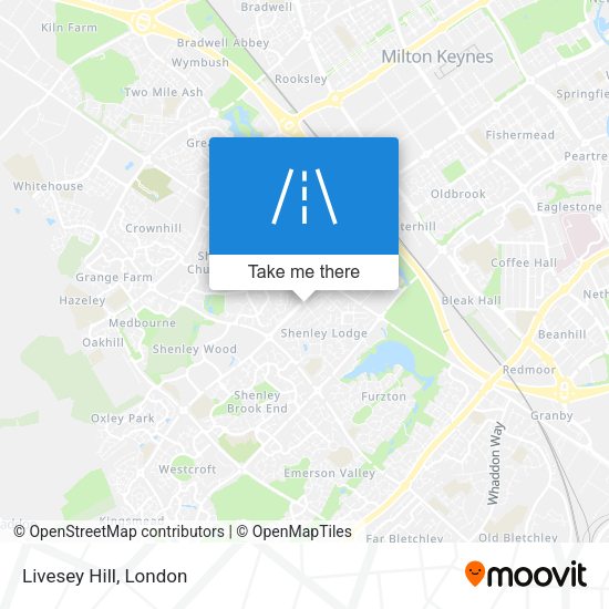 Livesey Hill map