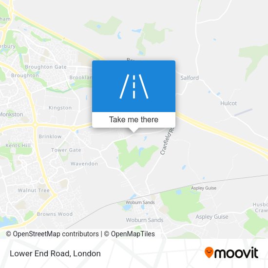 Lower End Road map