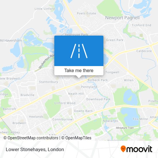 Lower Stonehayes map