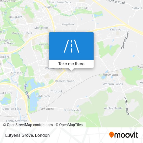 Lutyens Grove map