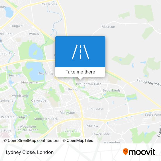 Lydney Close map
