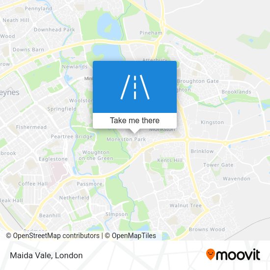 Maida Vale map