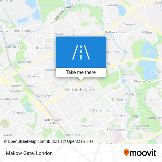 Mallow Gate map