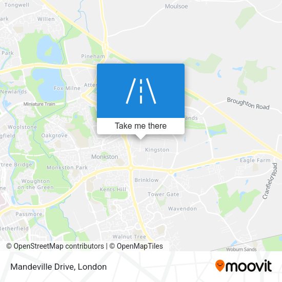 Mandeville Drive map