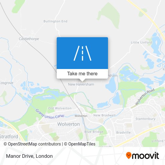 Manor Drive map