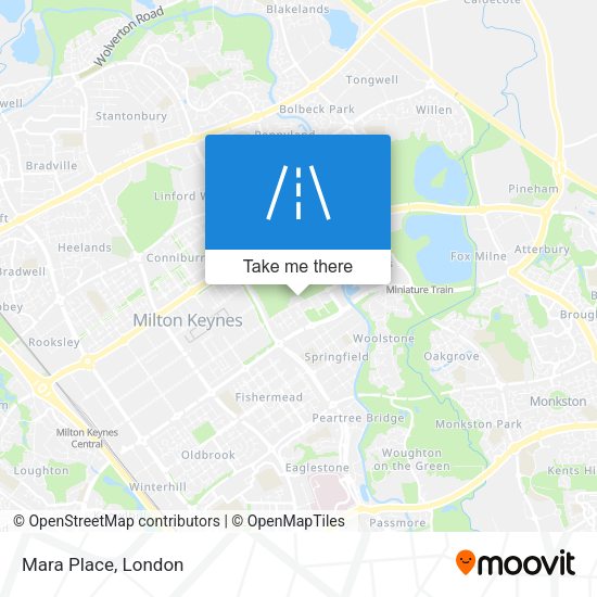 Mara Place map