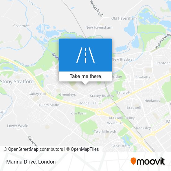 Marina Drive map