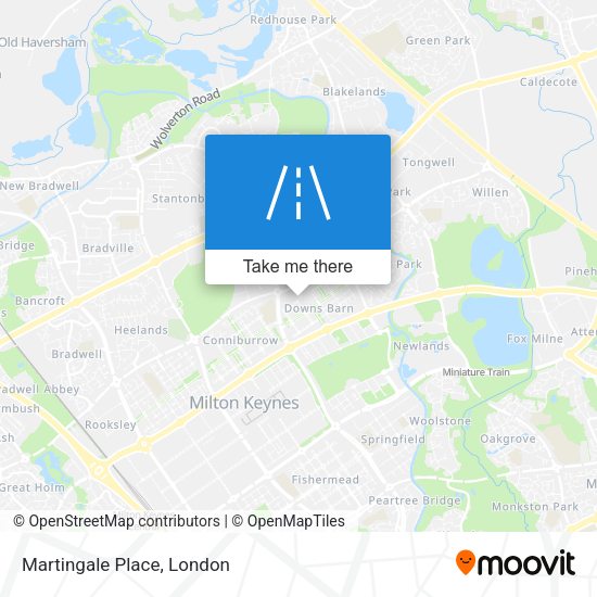 Martingale Place map