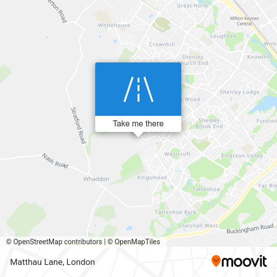 Matthau Lane map