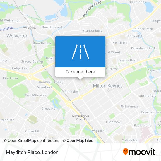Mayditch Place map