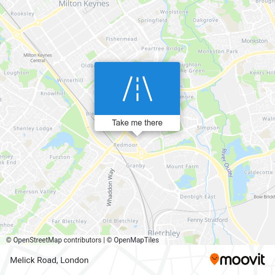Melick Road map