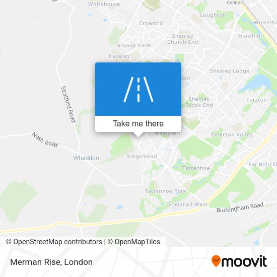 Merman Rise map