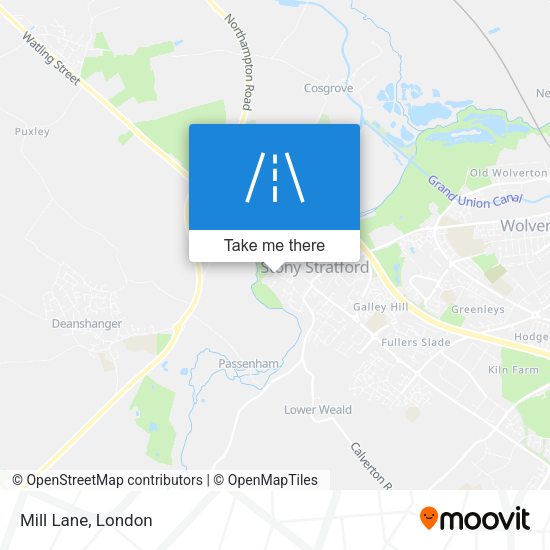 Mill Lane map