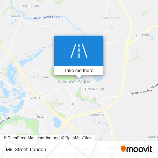 Mill Street map