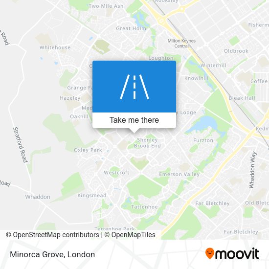 Minorca Grove map