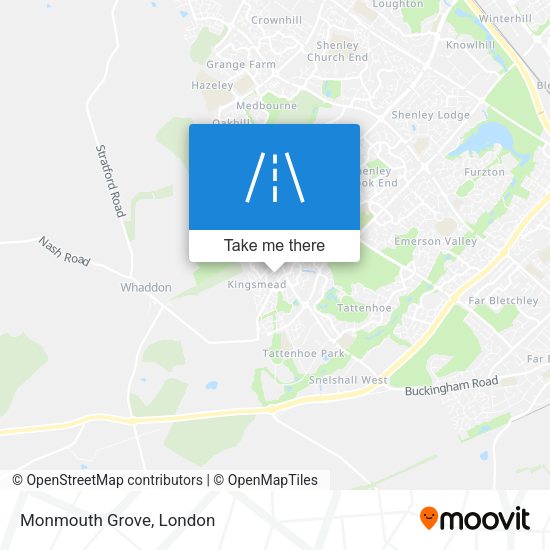 Monmouth Grove map