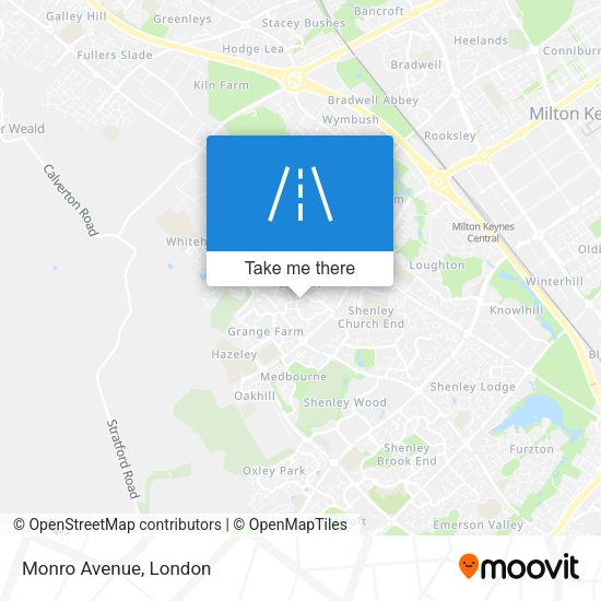 Monro Avenue map