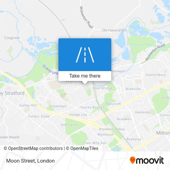Moon Street map
