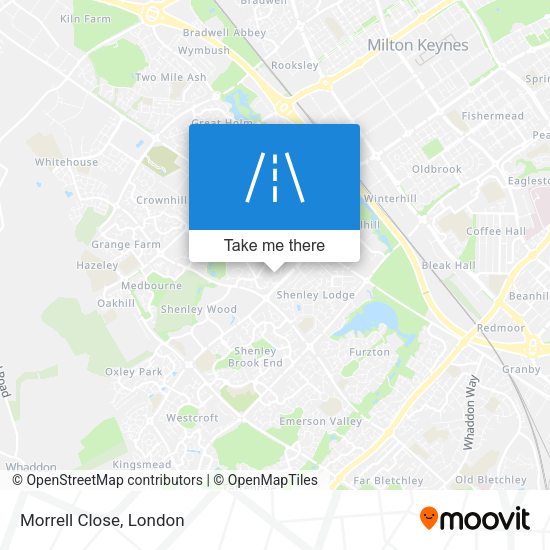 Morrell Close map
