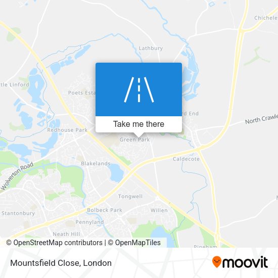 Mountsfield Close map