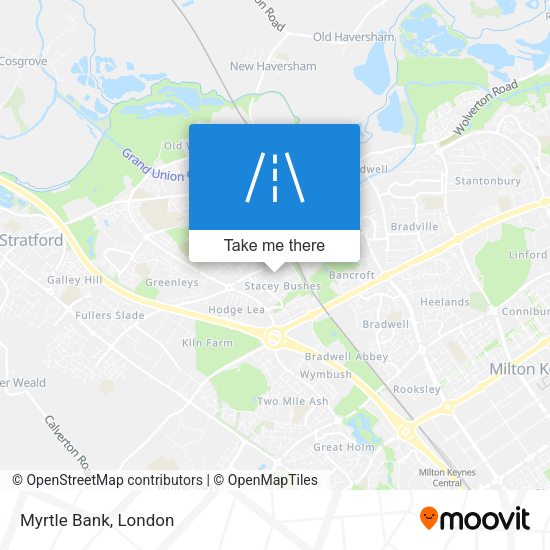 Myrtle Bank map