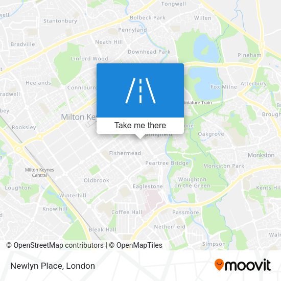 Newlyn Place map