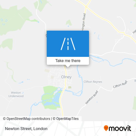 Newton Street map