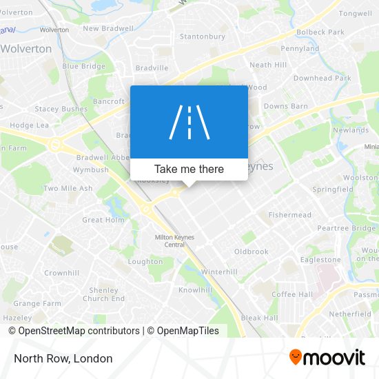 North Row map
