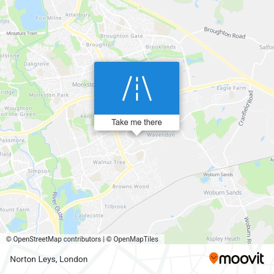 Norton Leys map