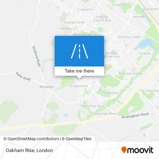 Oakham Rise map