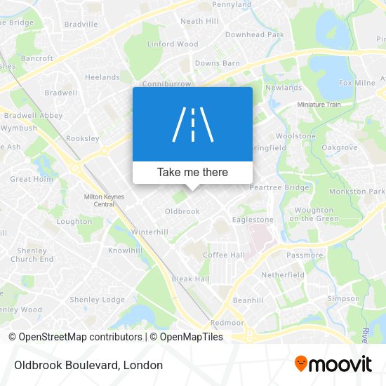 Oldbrook Boulevard map