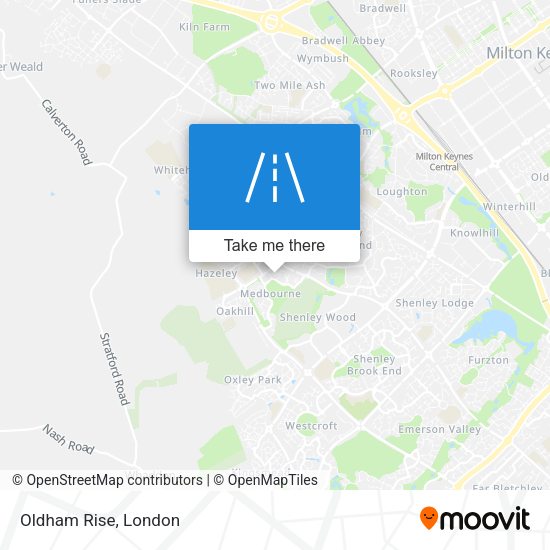 Oldham Rise map