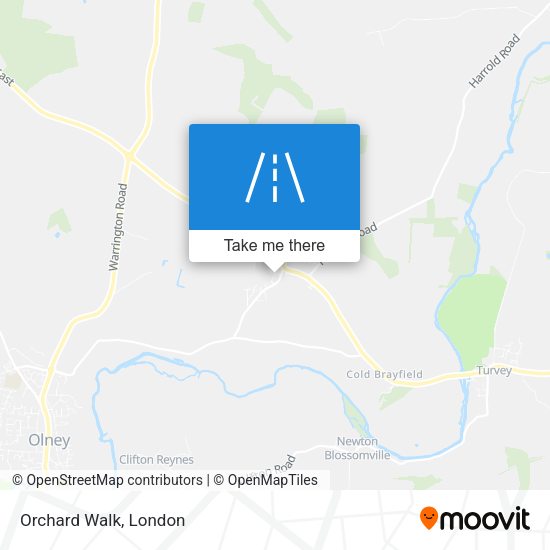 Orchard Walk map