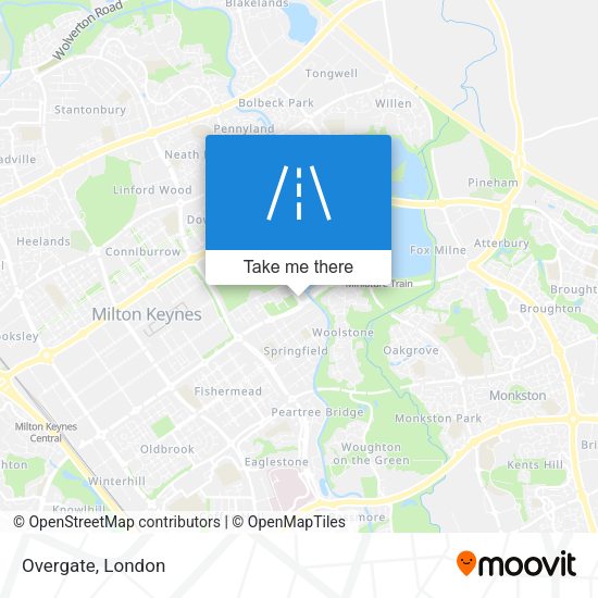 Overgate map